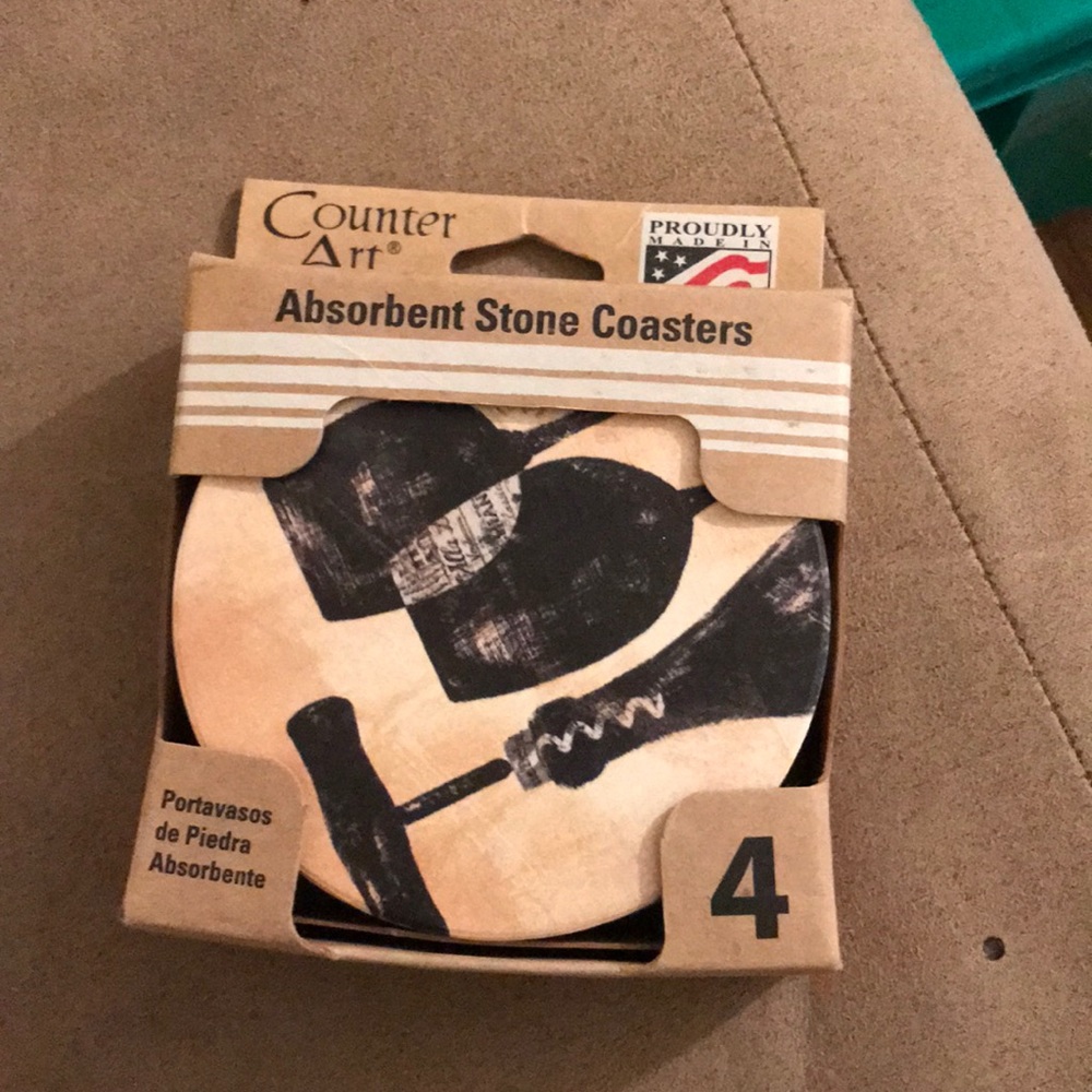 Absorbent Stone Coasters